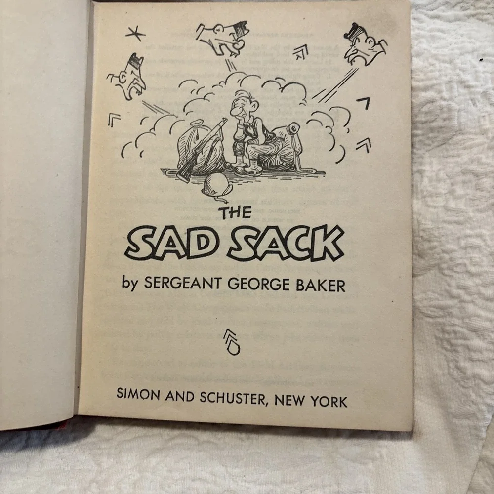 The Sad Sack by Sergeant George Baker  1944 Cartoons Army
